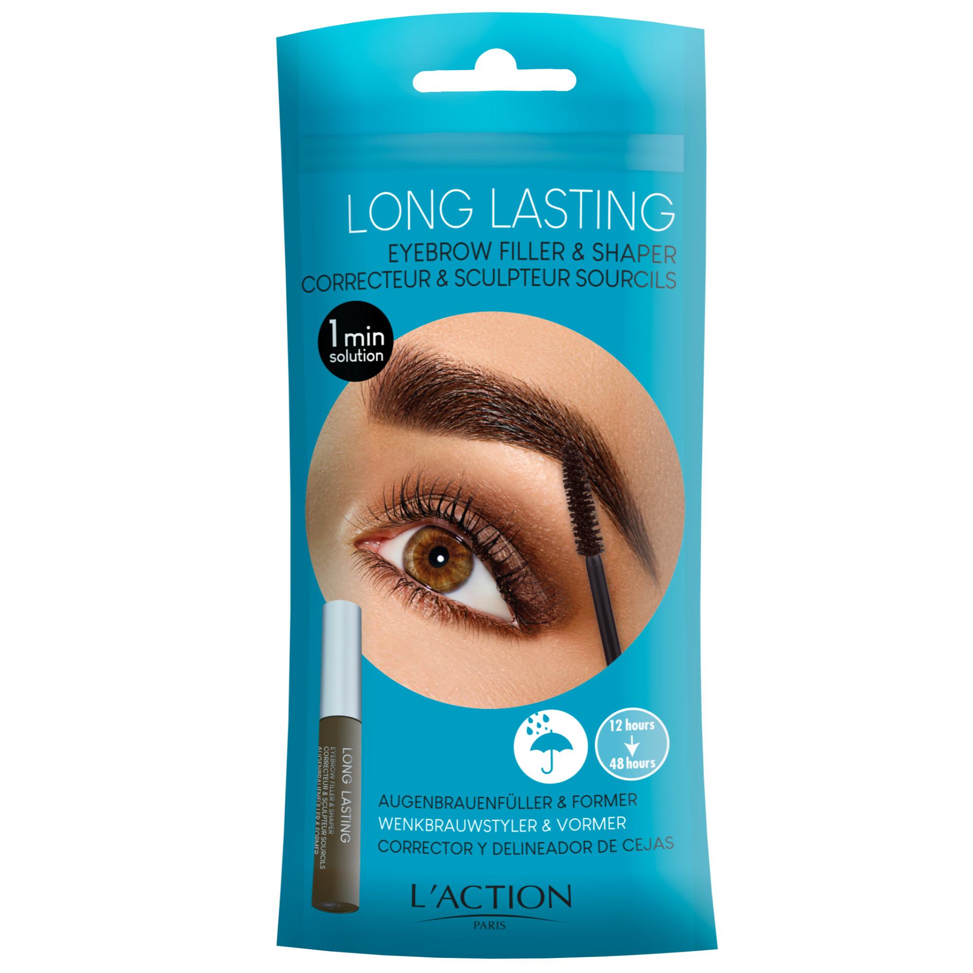 L‘Action Paris Augenbrauen-Füller & Former – Wasserfeste Mascara Für Natürliche Brauen