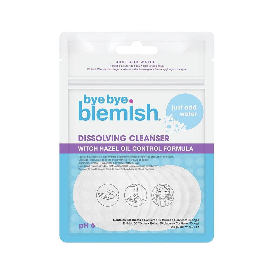 Water Activated Dissolving Cleanser Sheets
