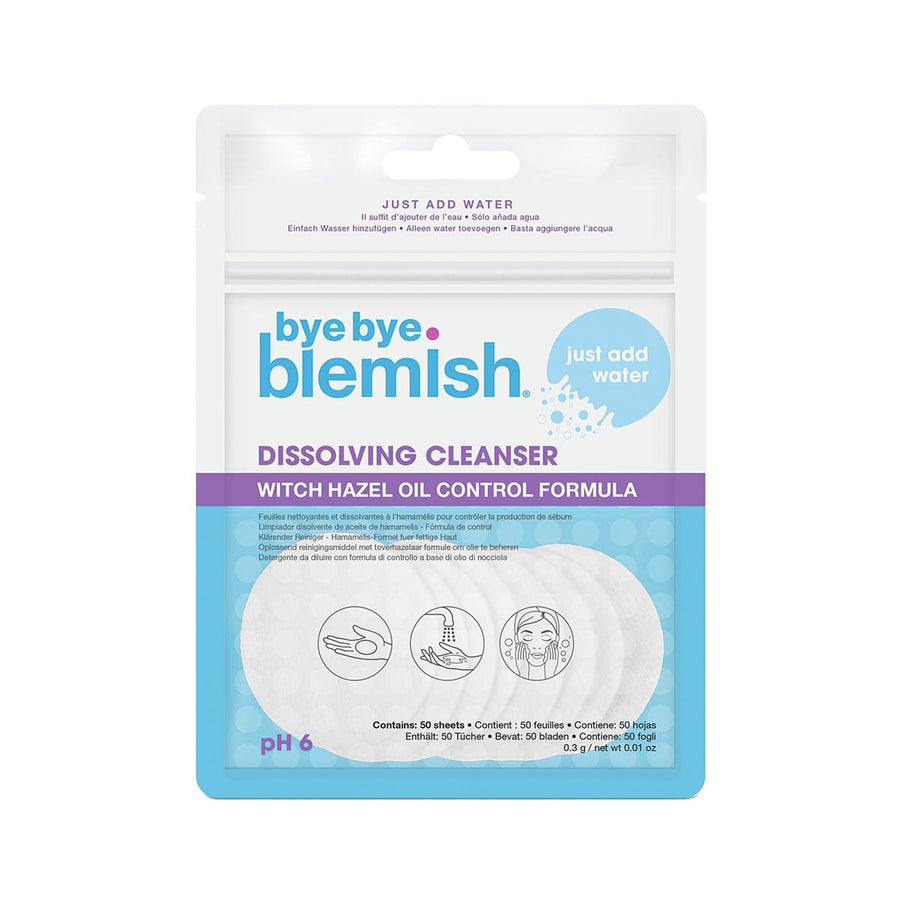 Water Activated Dissolving Cleanser Sheets