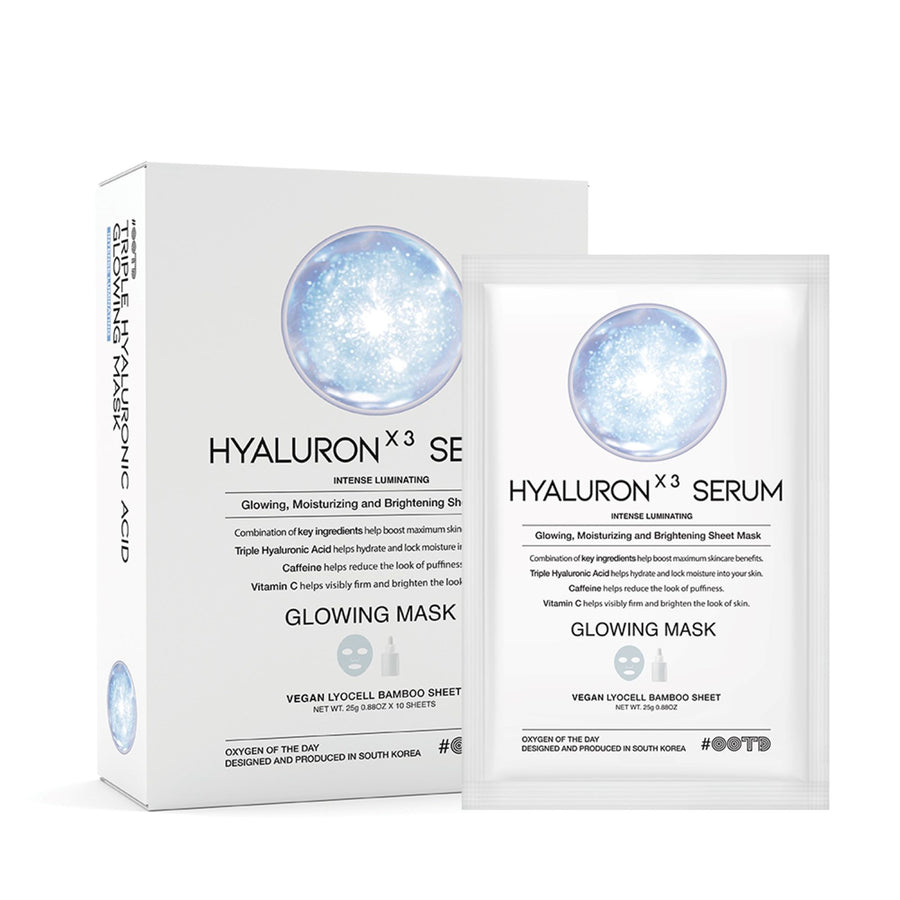 Triple Hyaluron Acid Serum Glowing Mask 10sheet