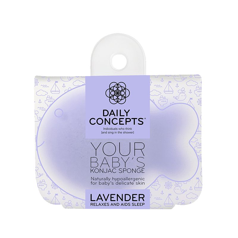 Baby Konjac Sponge -Lavender