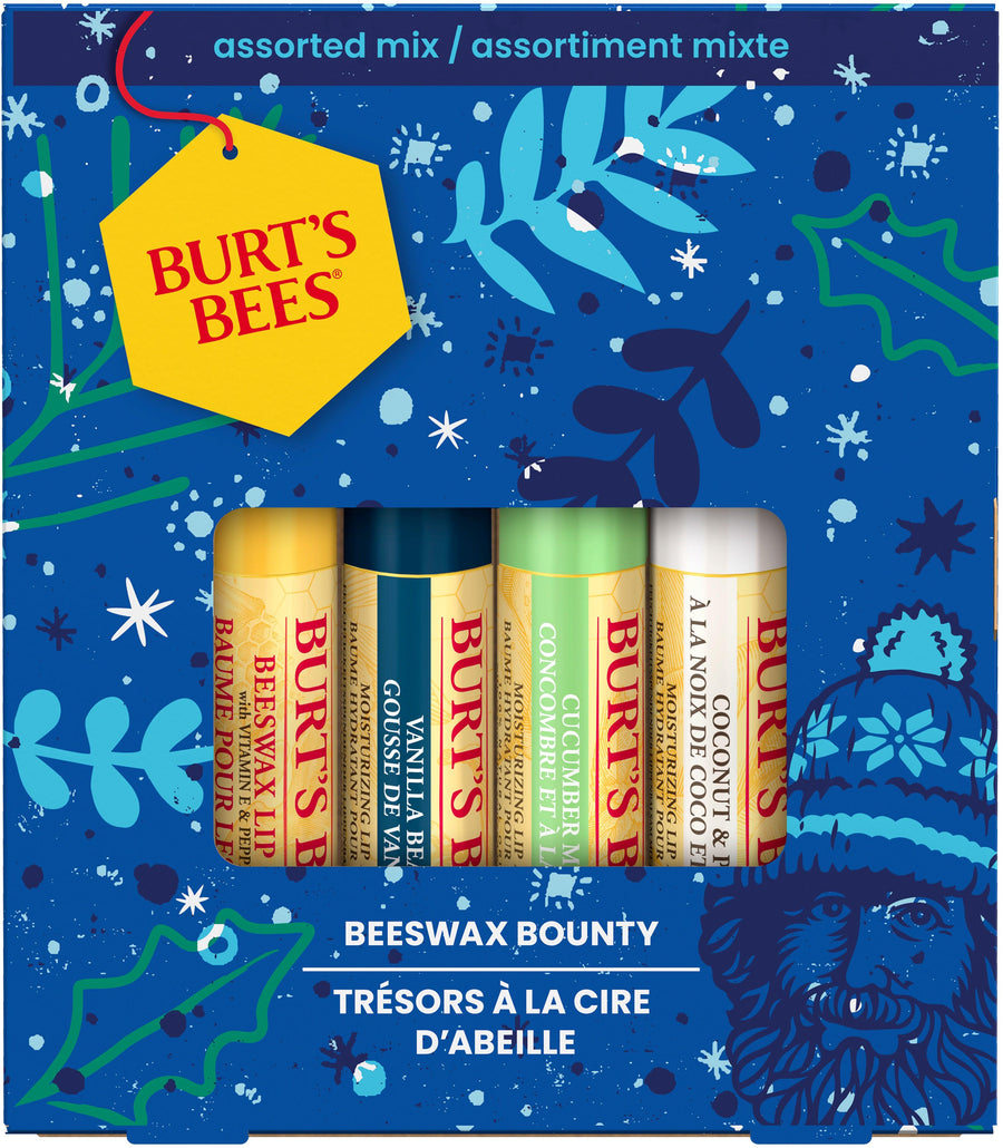 Beeswax Bounty Lip Balm Holiday Gift Set