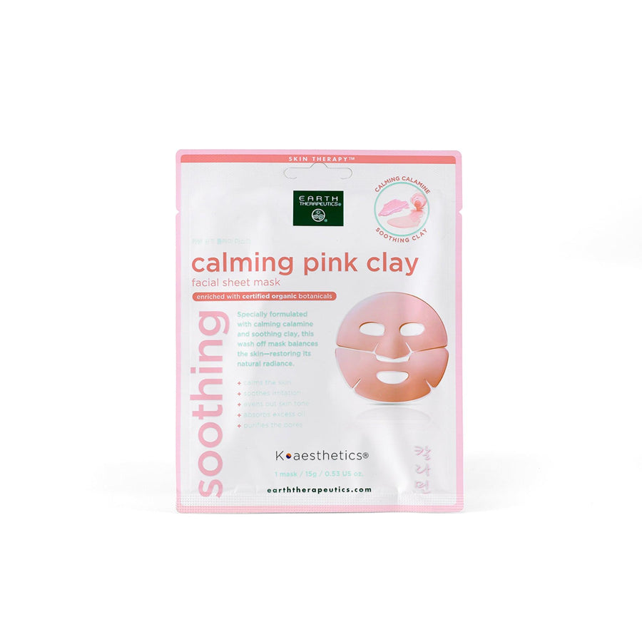 Calming Pink Clay Facial Sheet Mask