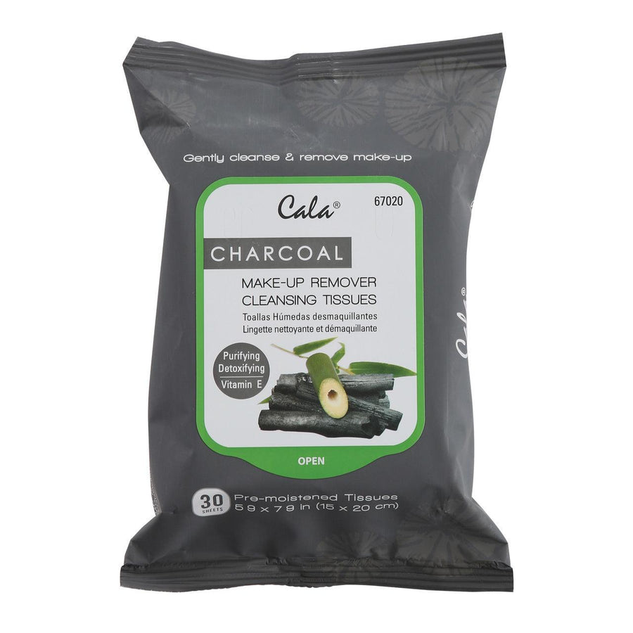 Charcoal Make-up Remover Cleansing Tissues