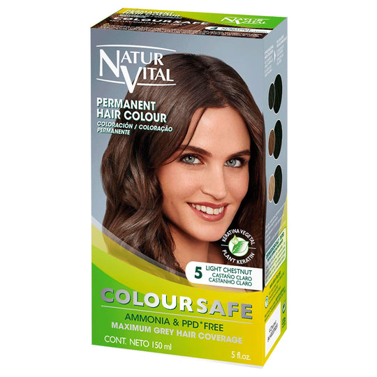 ColourSafe Permanent Dye No.5 Light Chestnut