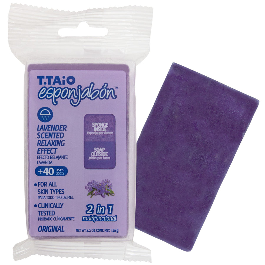 Lavender Scented 2 in 1 Soap Sponge