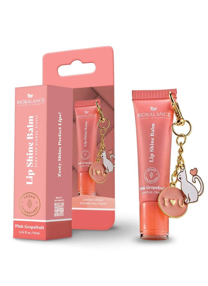 Biobalance Lip Shine Balm Pink Grapefruit Surprise Concept  10 ML