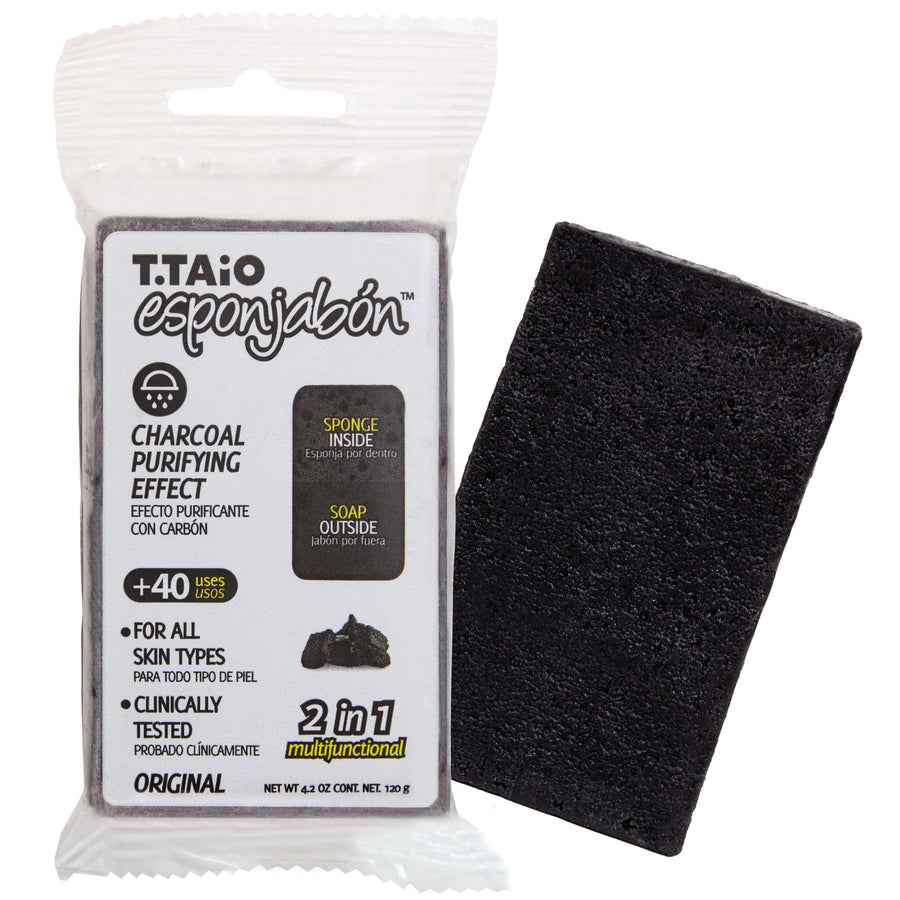 Charcoal 2 in 1 Soap Sponge