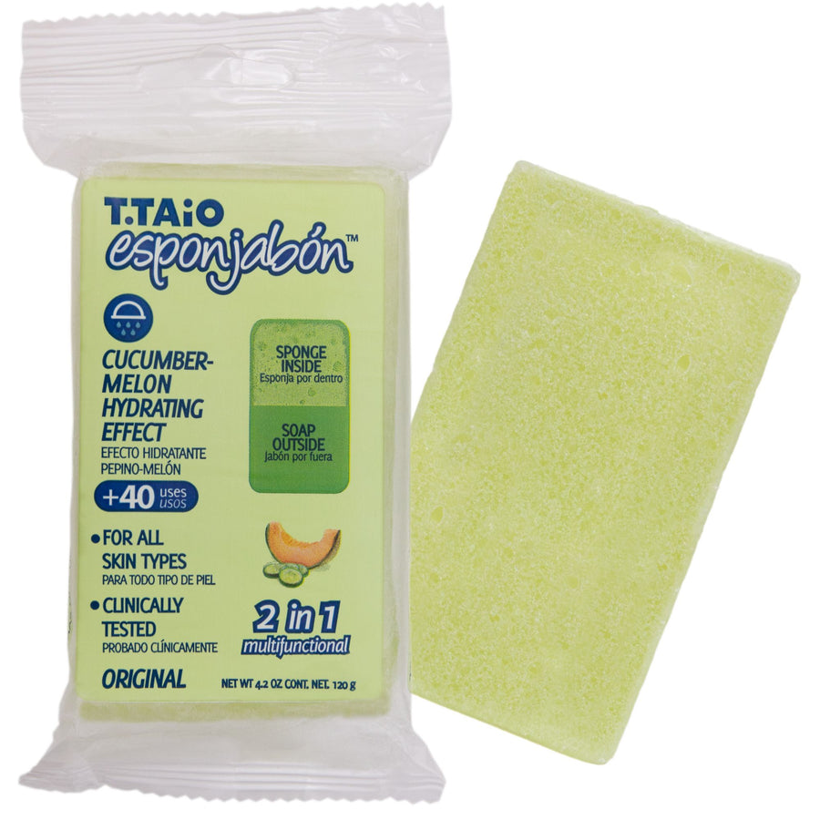 Cucumber Melon 2 in 1 Soap Sponge