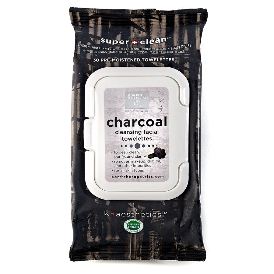 Charcoal Cleansing Facial Towelettes