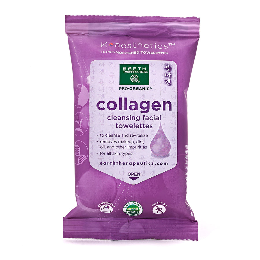 Collagen Cleansing Facial Towelettes - Travel Size