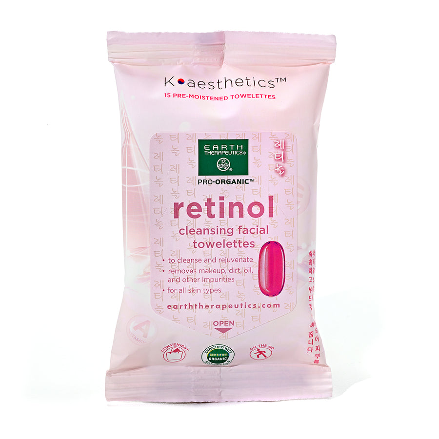 Retinol Cleansing Facial Towelettes - Travel Size