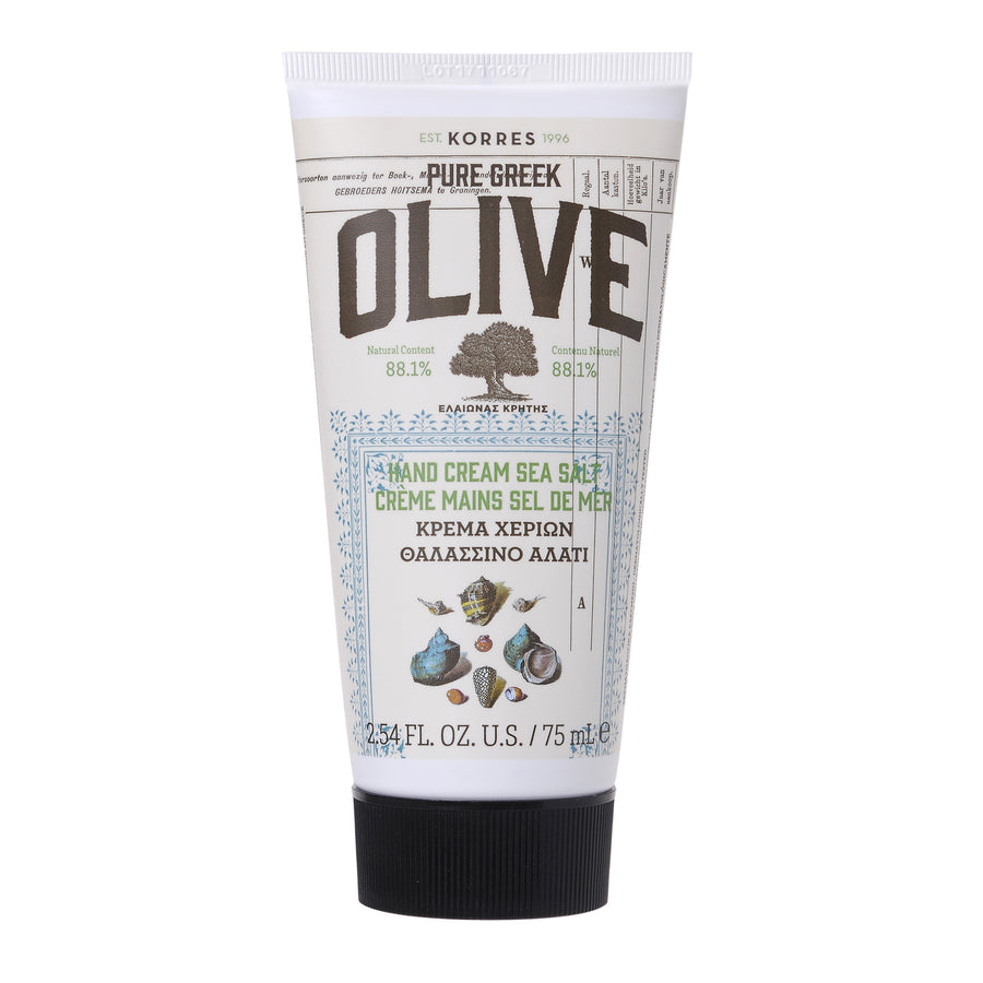 Pure Greek Olive Hand Cream - Olive & Sea Salt
