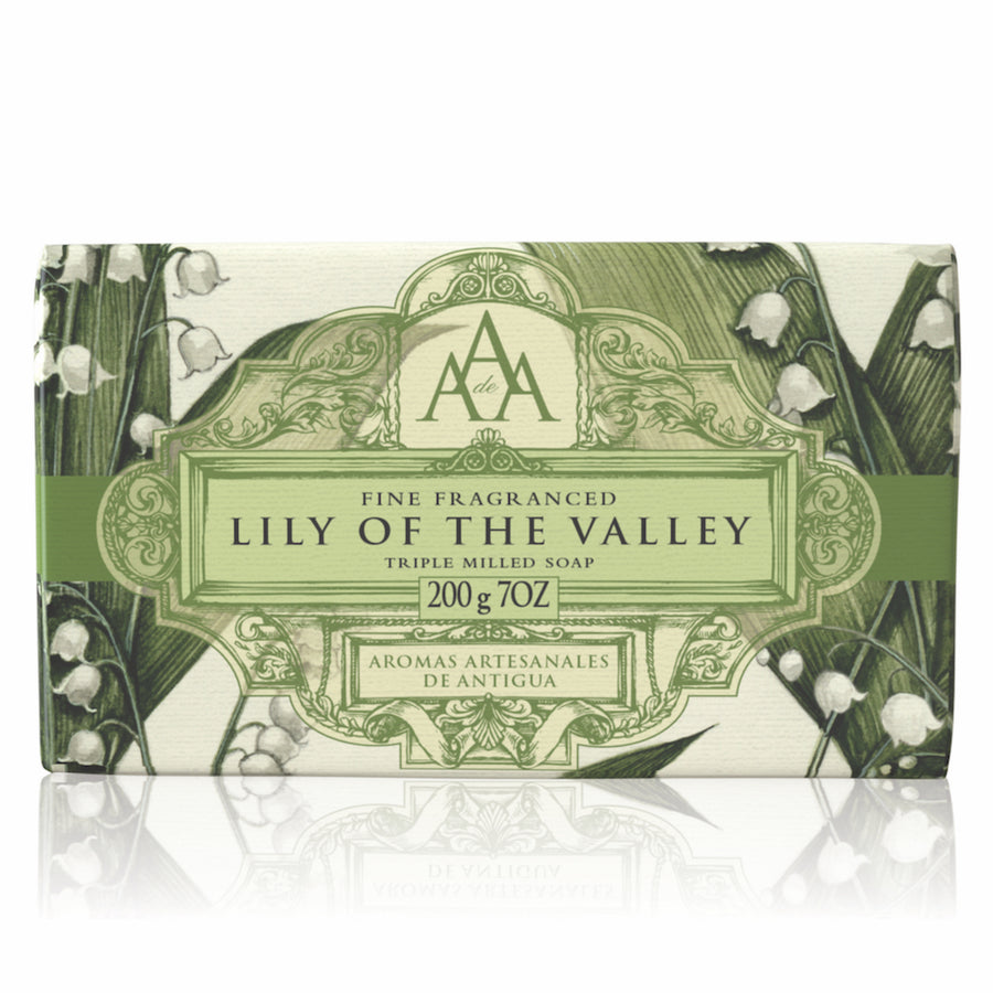 AAA Floral Lily of The Valley Wrapped Soap Bar 200g