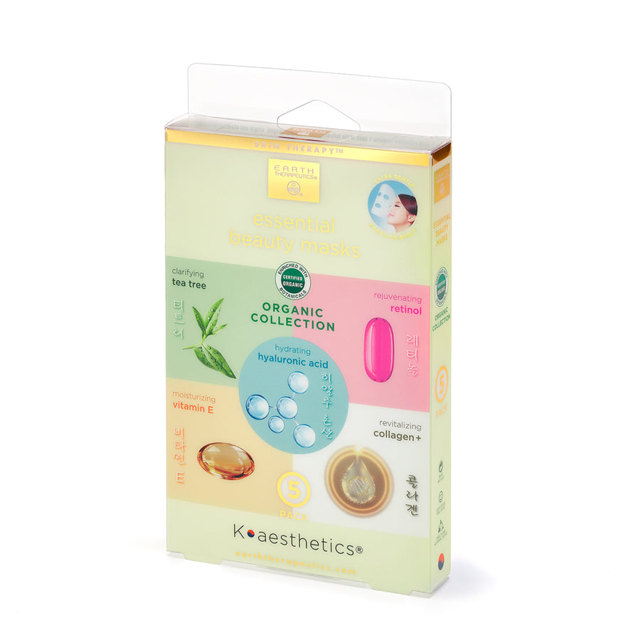Organic Collection - Essential Beauty Masks - 5 Pack