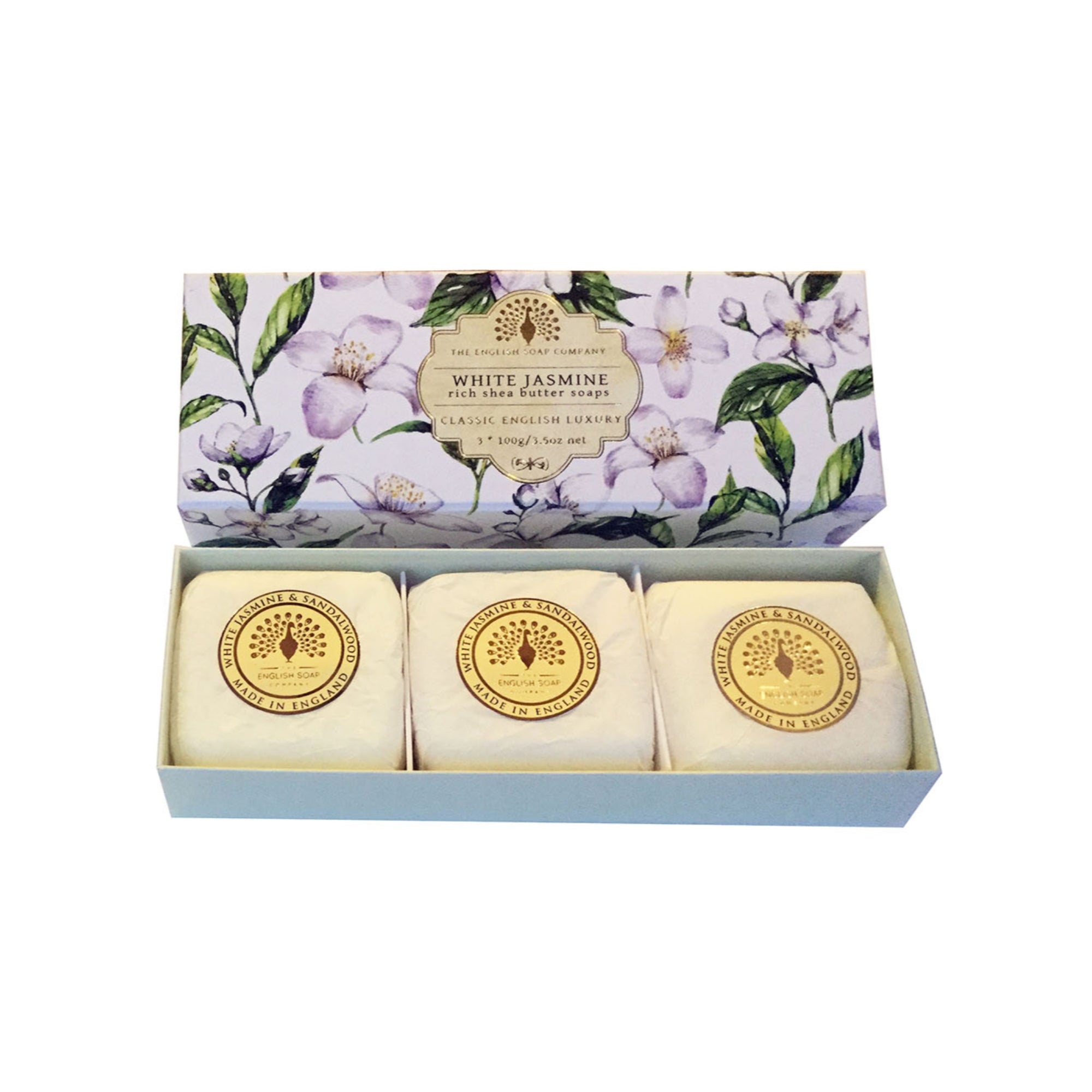 The English Soap Company Seife 'Enchanted Blooms' – 260 G, Mit Sheabutter, Dreifach Gemahlen, Made In England