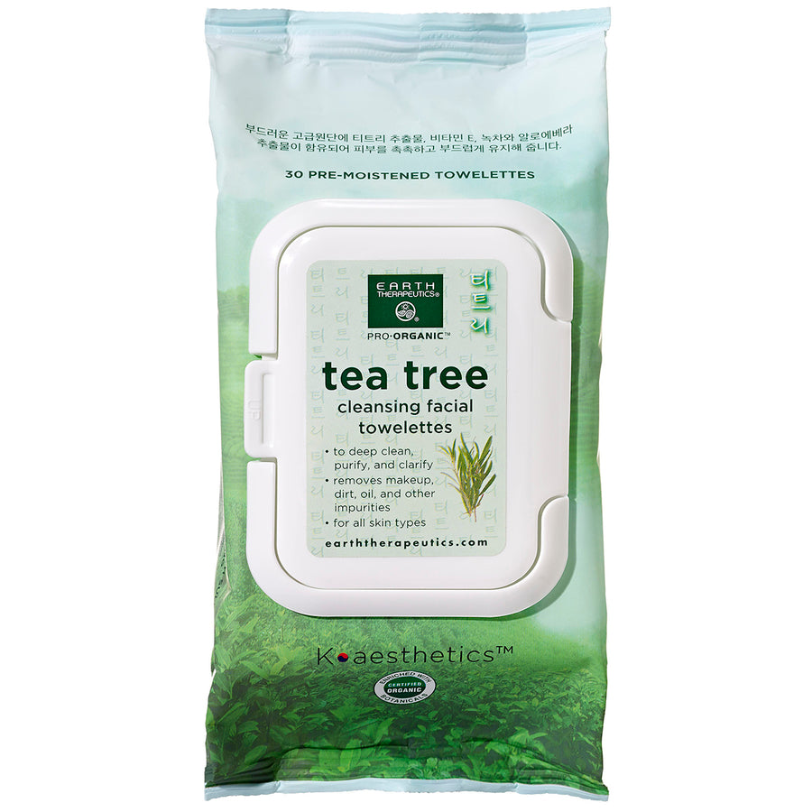 Tea Tree Cleansing Facial Towelettes