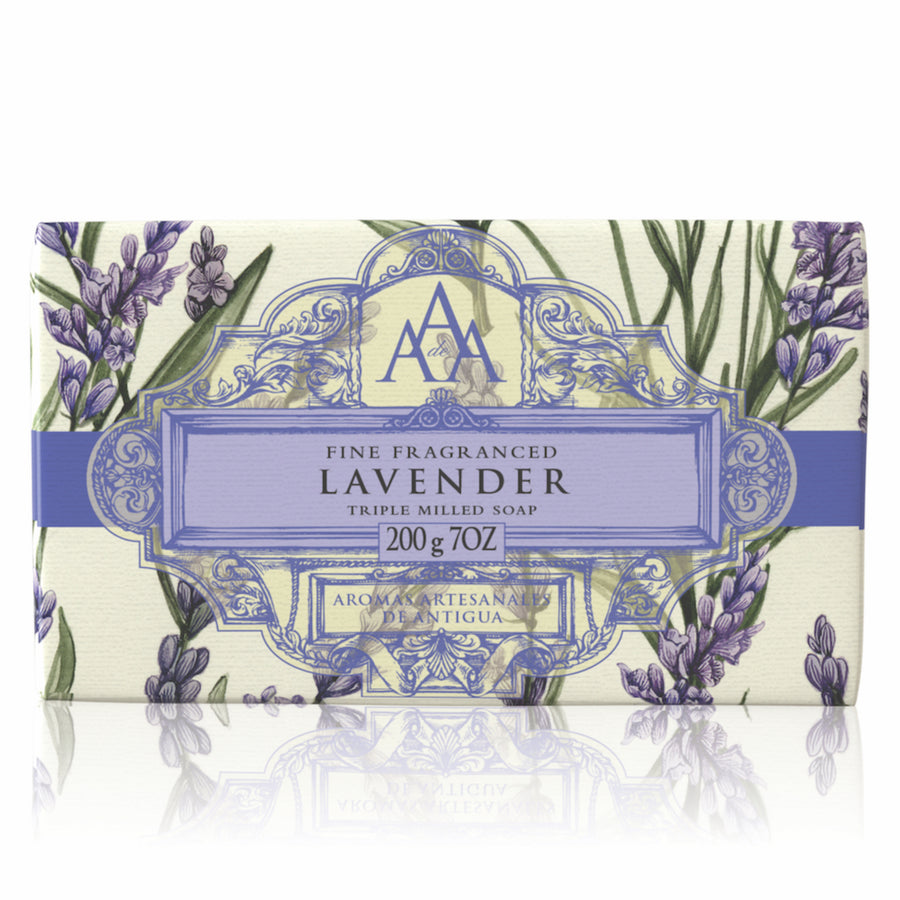 AAA Floral Lavender Wrapped Soap Bar 200g