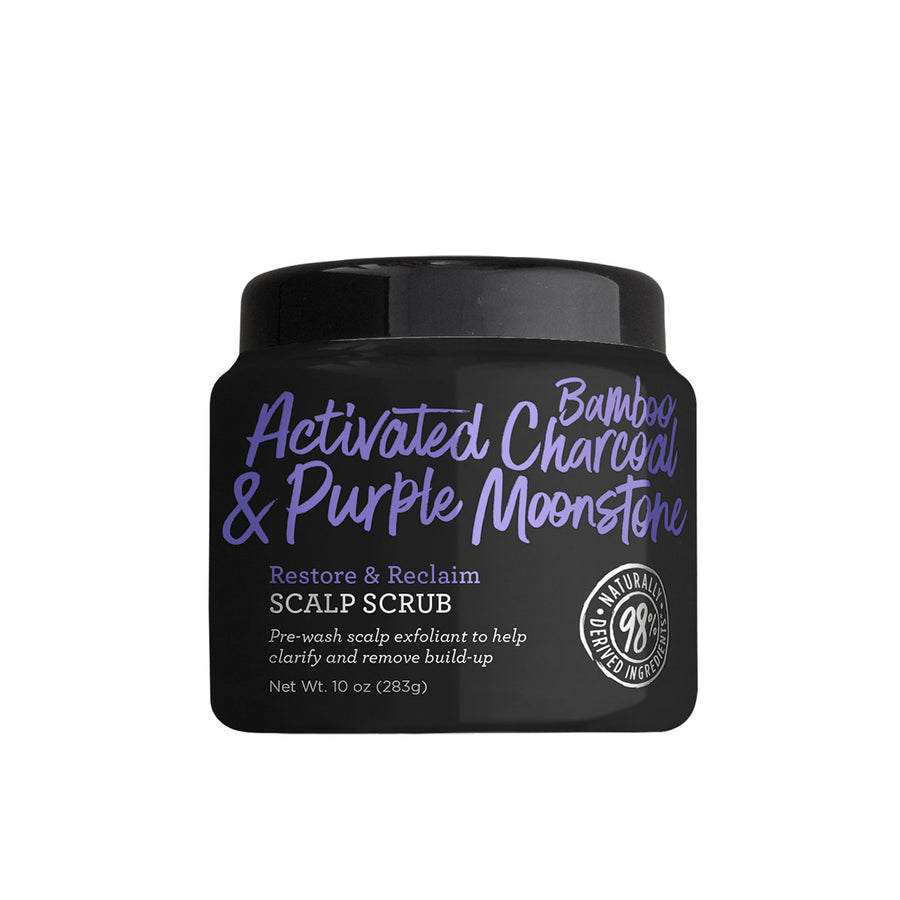 Bamboo Activated Charcoal & Purple Moonstone Restore and Reclaim Scalp Scrub