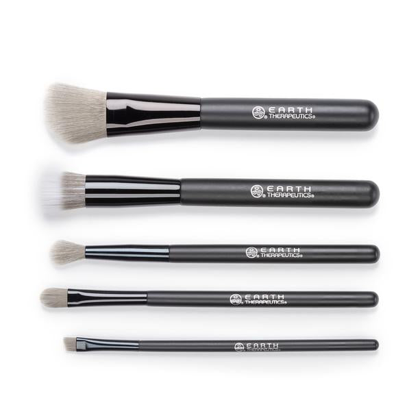 Charcoal Cosmetic Brushes Set