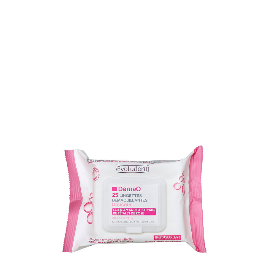 Make-Up Remover Wipes with Rose Petal Extracts